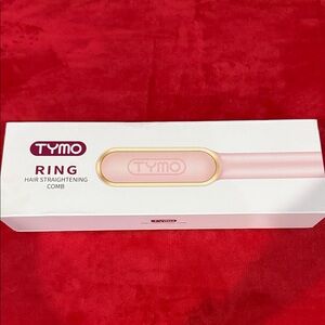 TYMO Pink and Gold Hair Straightening Comb